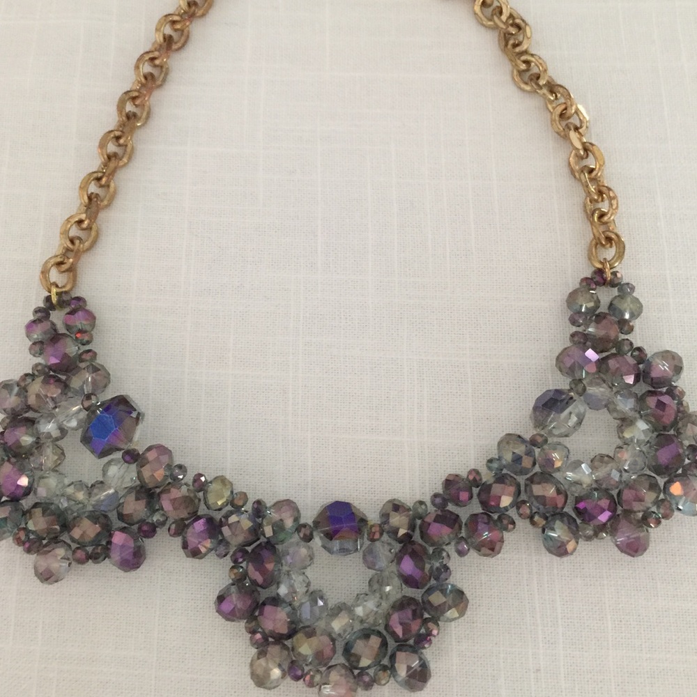 Purple necklace